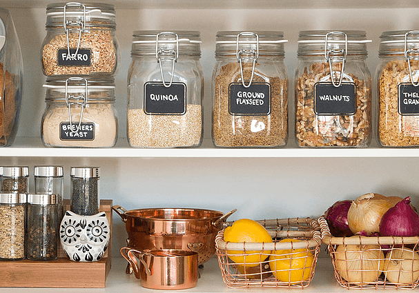 Adjust your pantry with healthier foods
